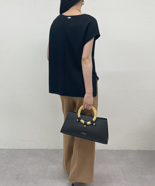 Loungedress tシャツ ポンチフレンチプルオーバー レディース