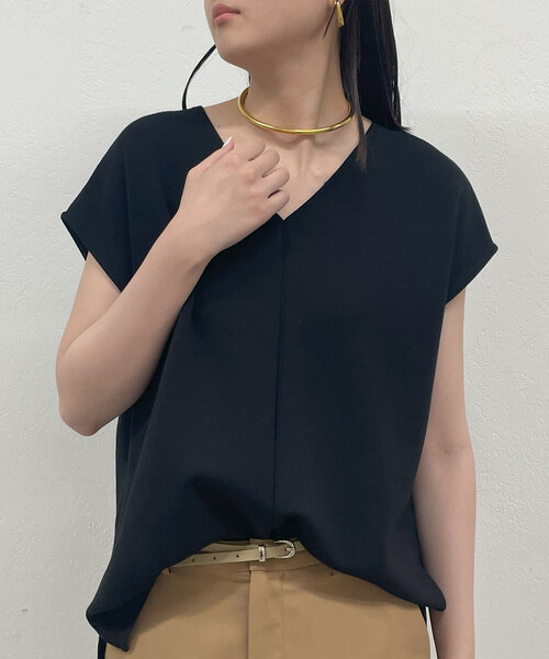 Loungedress tシャツ ポンチフレンチプルオーバー レディース