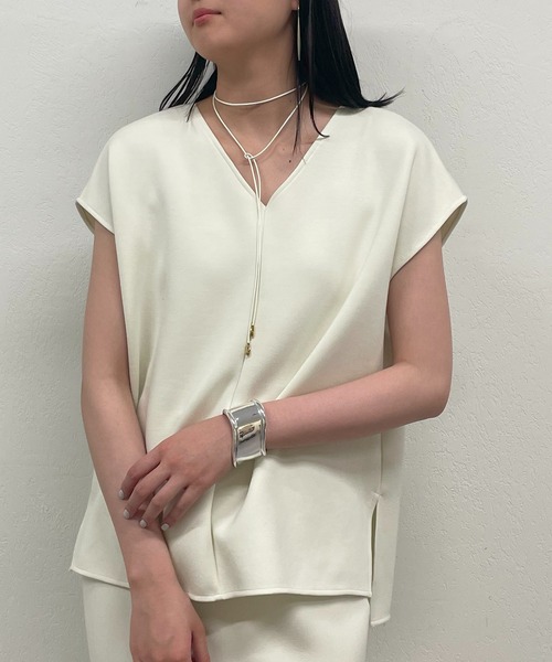 Loungedress tシャツ ポンチフレンチプルオーバー レディース