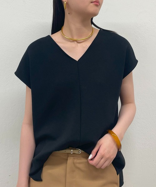 Loungedress tシャツ ポンチフレンチプルオーバー レディース