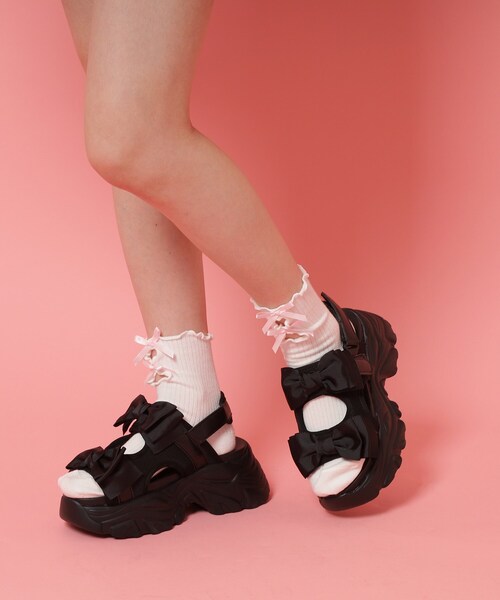 cs T&P（シーエスティーアンドピー） 厚底 サンダル 夏 厚底ダブル