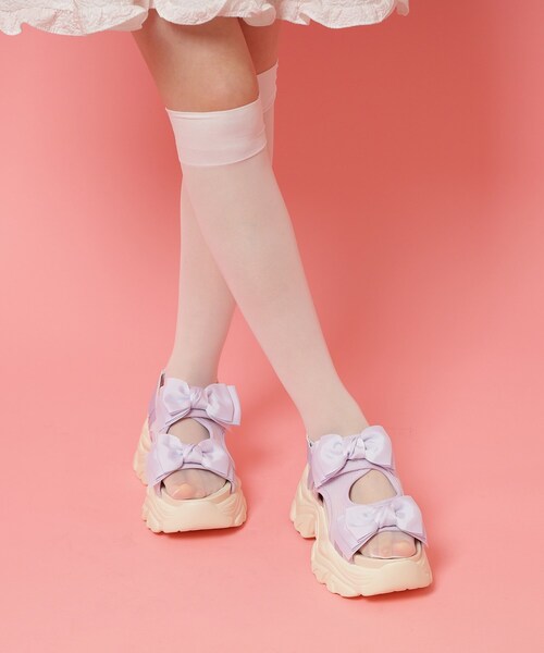 cs T&P（シーエスティーアンドピー） 厚底 サンダル 夏 厚底ダブル