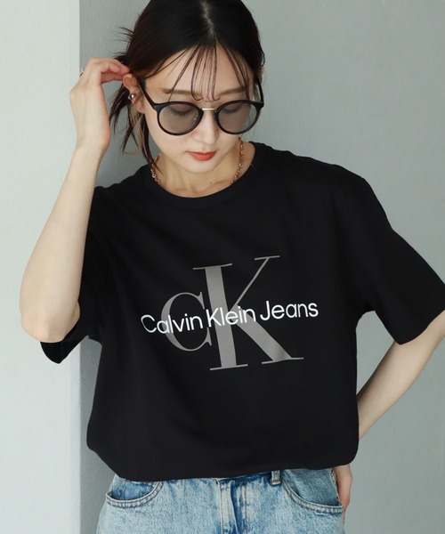 【関送無料】   Jeans Monologo 人気 Tシャツ Calvin Klein tシャツ 「Calvin Klein/カルバンクライン」CORE