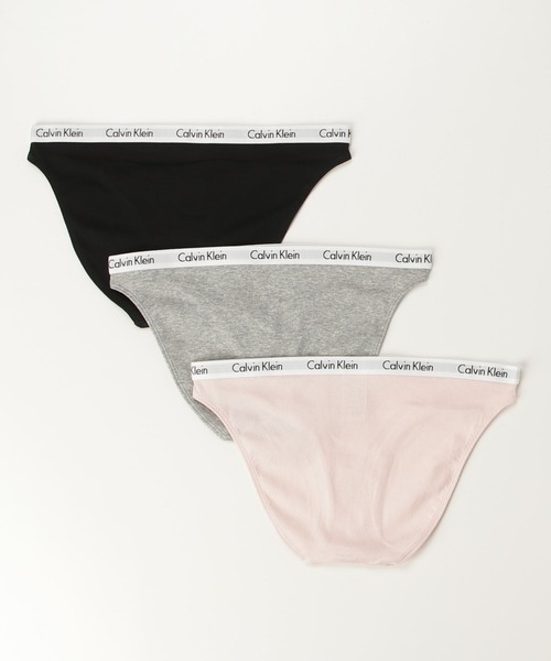【正規品新品】  ビキニショーツ 3枚セット サイズXS Calvin Klein ショーツ 3枚パック COTTON RIB ビキニショーツ