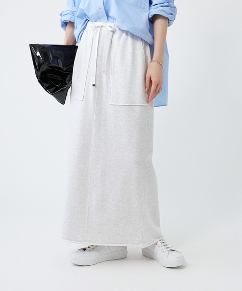 BABYLONE（バビロン） スカート 裏毛イージーロングスカート