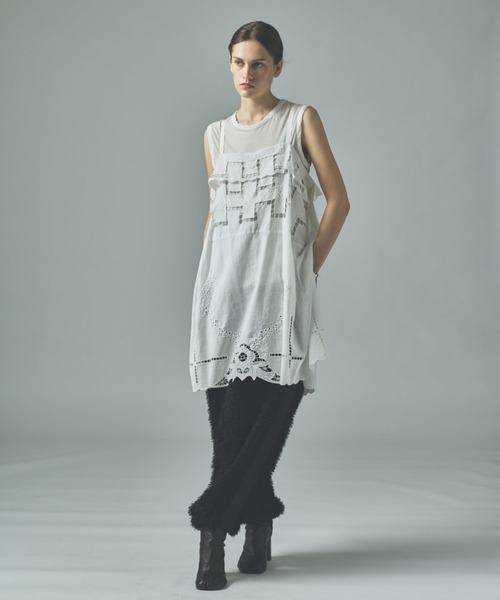 Curensology（カレンソロジー） ブラウス シャツ /カットワーククロス