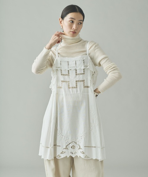 Curensology（カレンソロジー） ブラウス シャツ /カットワーククロス