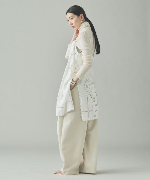 Curensology（カレンソロジー） ブラウス シャツ /カットワーククロス