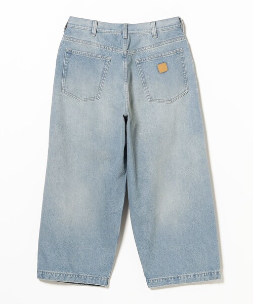 BEAMS（ビームス） ジーンズ ワイドストレート バルーン デニムパンツ