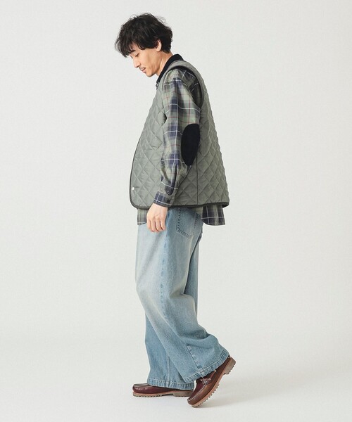 BEAMS（ビームス） ジーンズ ワイドストレート バルーン デニムパンツ
