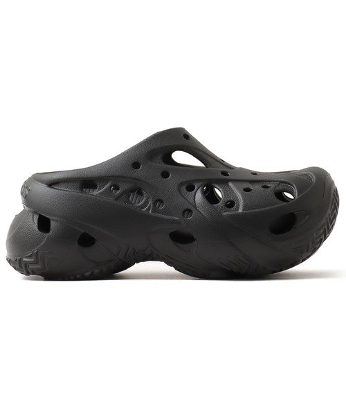 【未使用級】クロックス ケージドクロッグ ブラック 厚底 Crocs サンダル crocs（クロックス） 厚底 スポーツサンダル サンダル crocs Caged