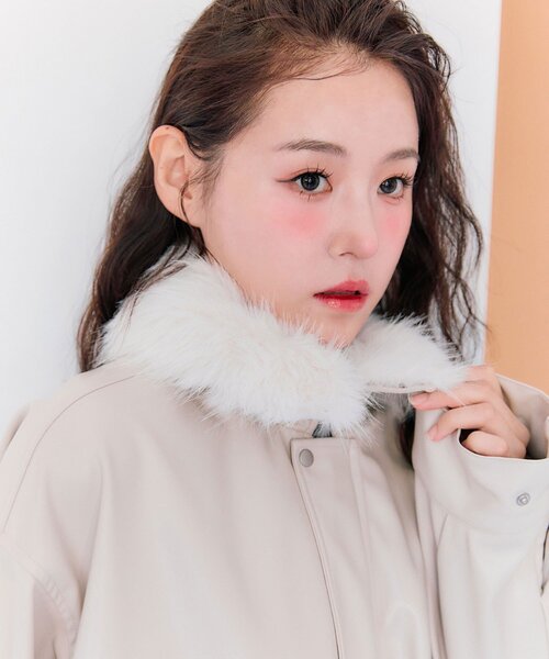 OLIVE des OLIVE（オリーブデオリーブ） レザージャケット ライダース