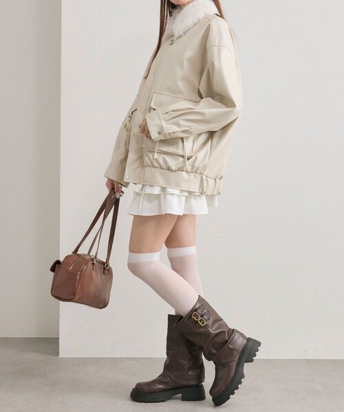 OLIVE des OLIVE（オリーブデオリーブ） レザージャケット ライダース