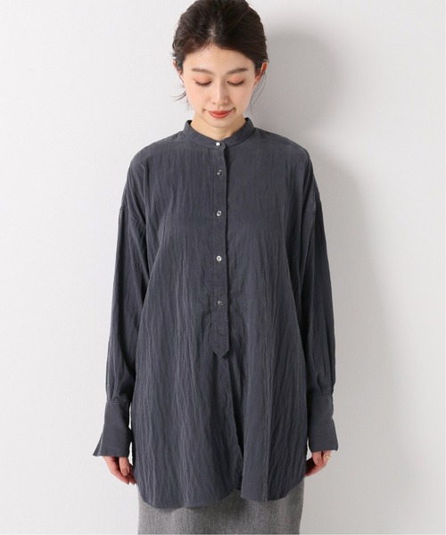イエナ IENA シャツ 長袖シャツ グレージュ 美品 sese レースカラーシャツ（シャツ／ブラウス）｜IENA（イエナ