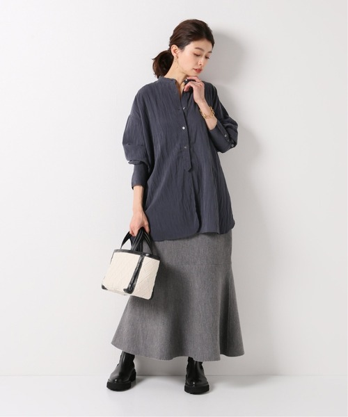 IENA 「IENA」 長袖ブラウス 36 グレー レディース : ZOZOTOWN