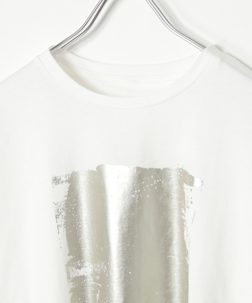 「notch.」 半袖Tシャツ M チャコールグレー レディース