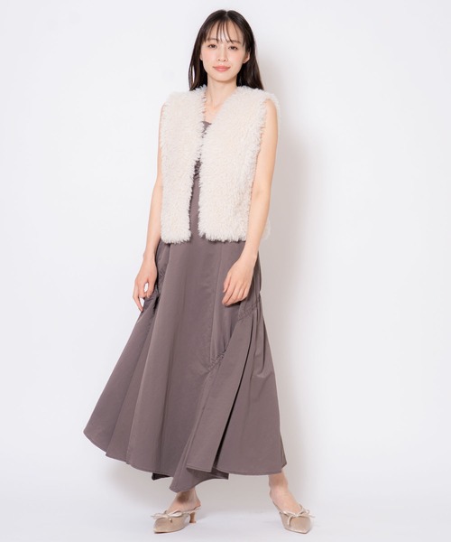 NOELA（ノエラ） ベスト ジレ プードルライクファージレ レディース