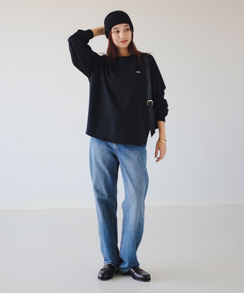 ラコステ × ビームス 別注 ビッグ ワニ ロングスリーブ Tシャツ