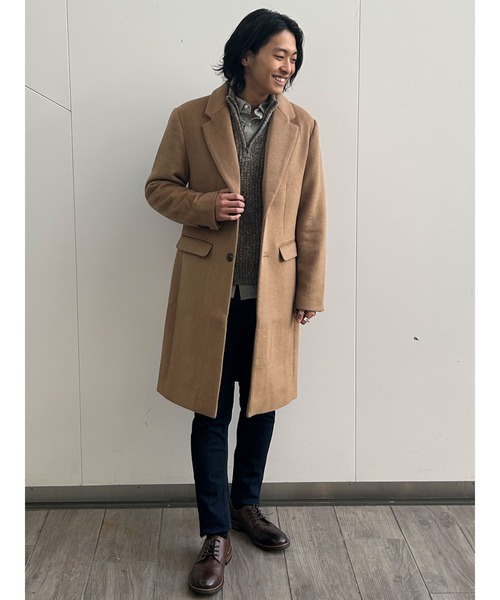 「BANANA REPUBLIC FACTORY STORE」 ニットパーカー M ベージュ メンズ_画像9