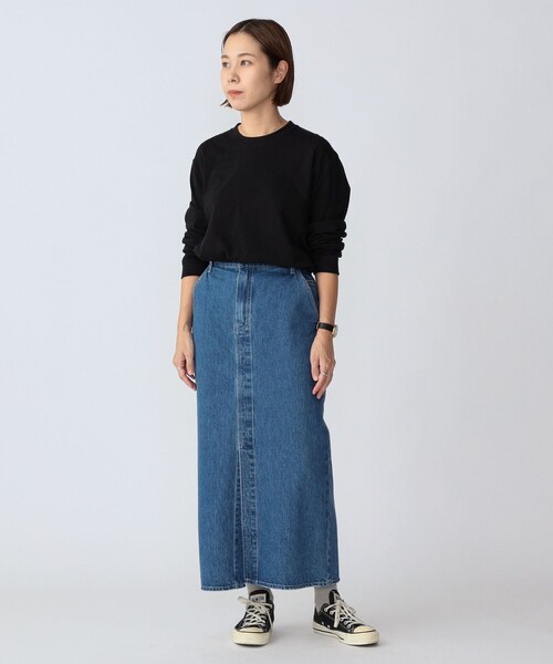 「SHIPS」 長袖Tシャツ MEDIUM ロイヤルブルー メンズ