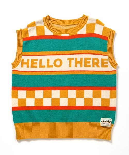 BREEZE（ブリーズ） ベスト 「Im Jelly！」ジャガードニットベスト_