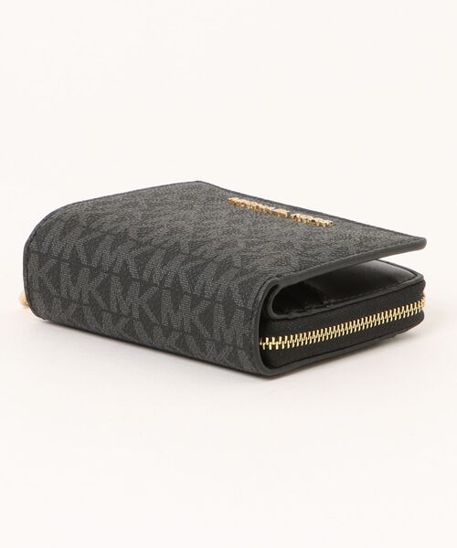 【正規品】 MICHAEL KORS ジップ チャーム ウォレット ミディアム 公式アウトレット】JET SET TRAVEL ジップ チャーム ウォレット