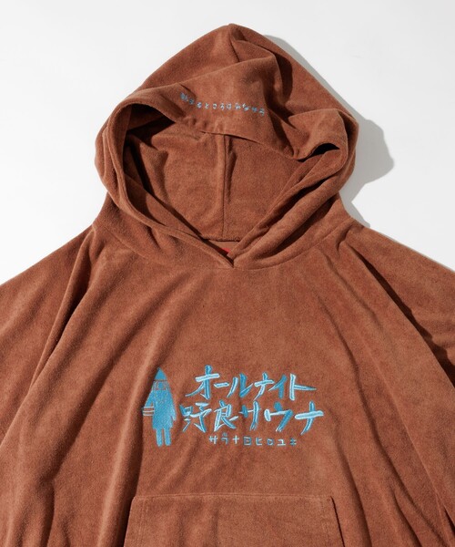SAUVENIR/サウベニア 別注 オールナイト野良サウナ ポンチョ パイル メンズ | FREAK'S STORE | 04
