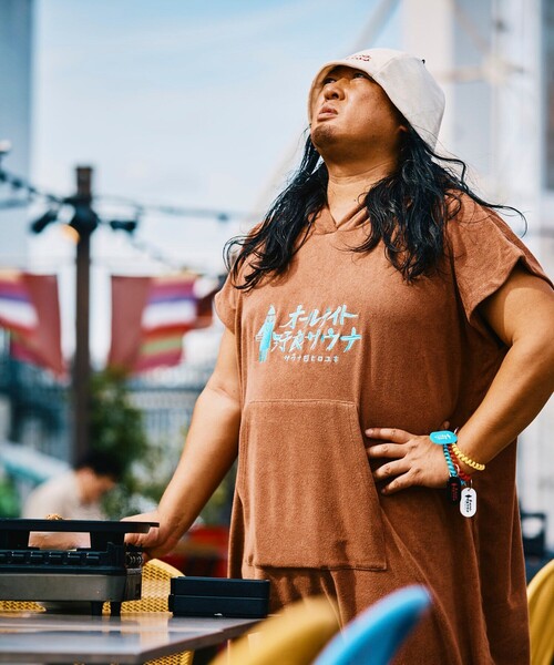 SAUVENIR/サウベニア 別注 オールナイト野良サウナ ポンチョ パイル メンズ | FREAK'S STORE | 16