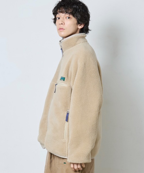 メンズ 【美品】L.L.Bean フリース ジャケット アメリカ製 クリーム L