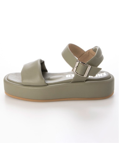 「enchanted」 フラットサンダル LL ブラック レディース_画像5