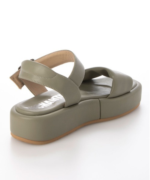 「enchanted」 フラットサンダル LL ブラック レディース_画像6