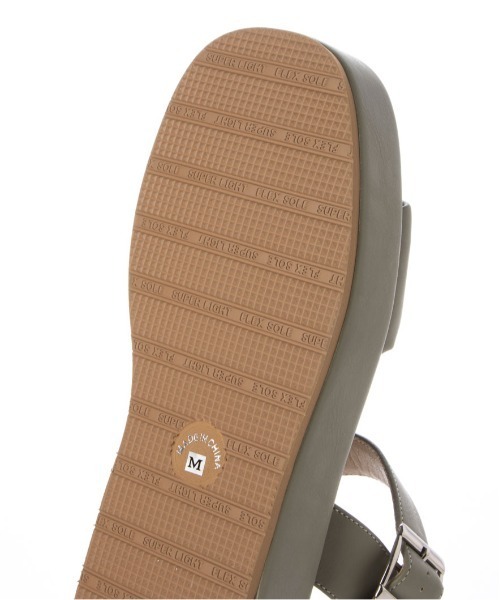 「enchanted」 フラットサンダル LL ブラック レディース_画像8