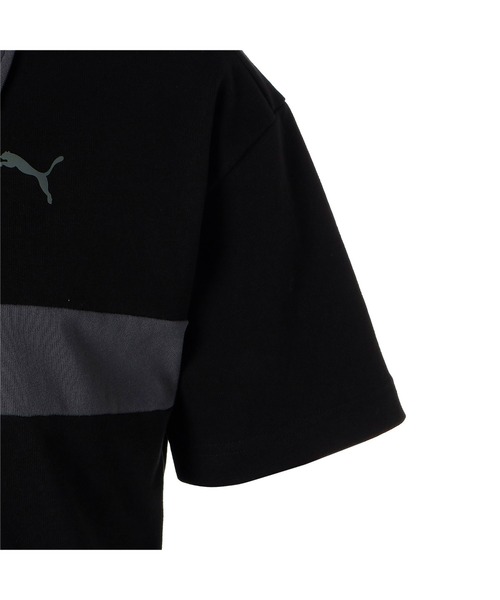 「PUMA」 半袖ポロシャツ SMALL ネイビー メンズ_画像6