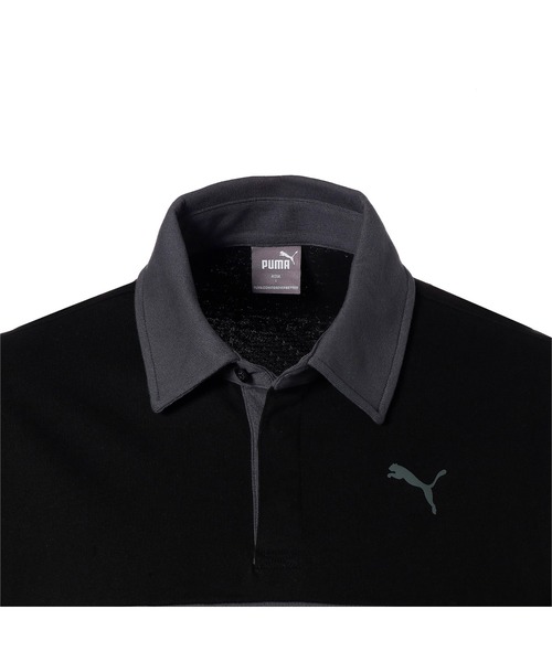 「PUMA」 半袖ポロシャツ SMALL ネイビー メンズ_画像8