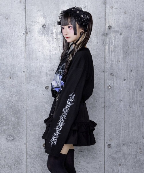 Amilige（アミリージュ） tシャツ Dreaming DollプリントロングTシャツ