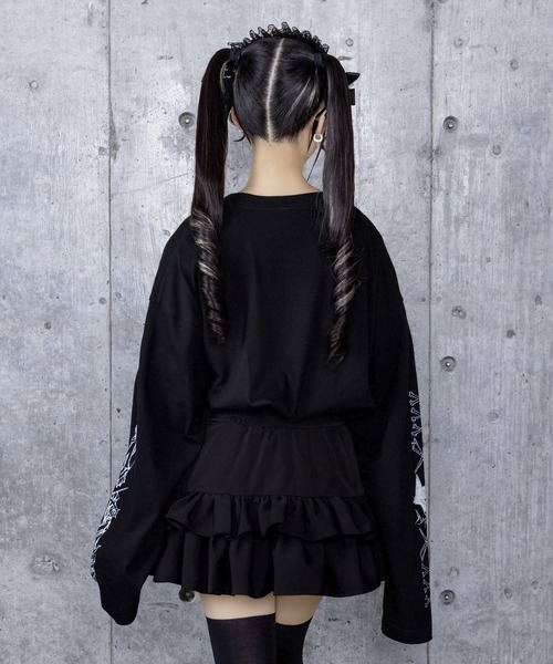 Amilige（アミリージュ） tシャツ Dreaming DollプリントロングTシャツ