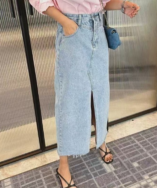 FREE STYLISTS デニムスカート YUGA_YGMC Center slit denim skirt