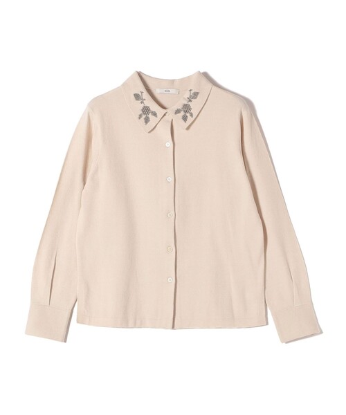 SHIPS（シップス） ニット セーター 「WEB限定」「手洗い可能」ビーズ