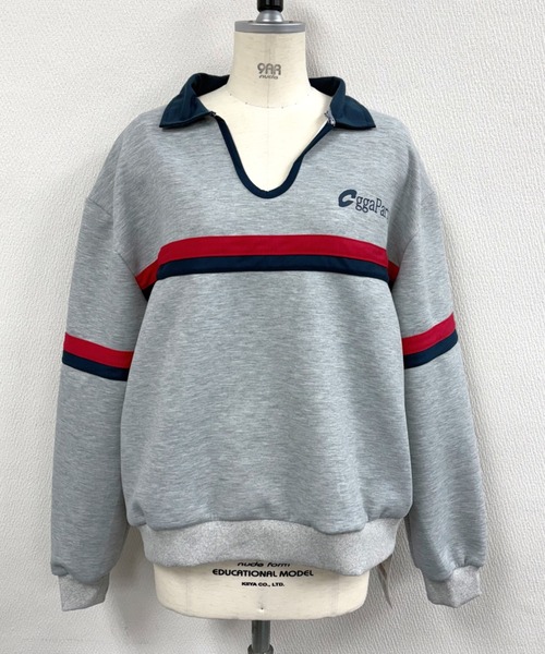 SHEENA（シーナ） トレーナー スウェット オーバーサイズポロ襟