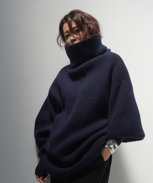 「ETRE TOKYO」 タートルネックニット FREE ホワイト レディース_画像5