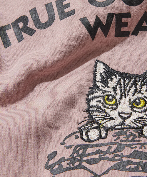 トレーナー スウェット 限定展開 KAVU×FREAK'S STORE/カブ― 別注 デザイン刺繍 クルーネック スウェット / Burger Cat | FREAK'S STORE | 22