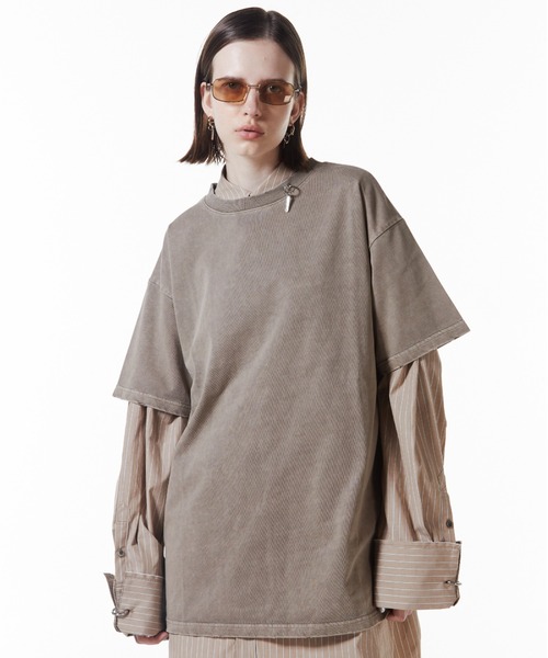 JOSE MOON（ジョゼムーン） tシャツ BACK LOGO PIGMENT T-SHIRT/バック