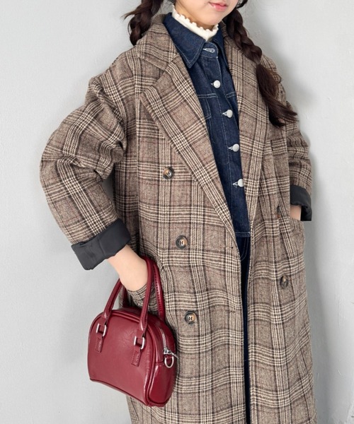 SOLLON.（ソルロン） コート チェスターコート チェックチェスター