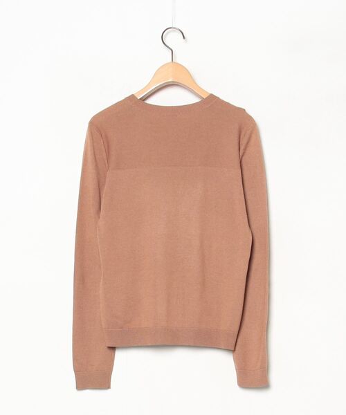 「JIL SANDER NAVY」 長袖ニット S ブラウン レディース_画像2