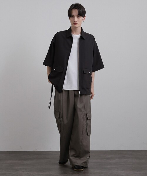 tk.TAKEO KIKUCHI（ティーケータケオキクチ） パンツ ワイドカーゴ