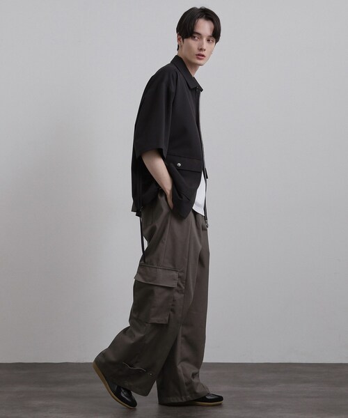 tk.TAKEO KIKUCHI（ティーケータケオキクチ） パンツ ワイドカーゴ