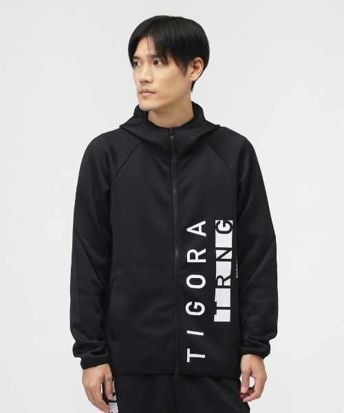 TIGORA（ティゴラ） パーカー ストレッチテックスウェットジップ