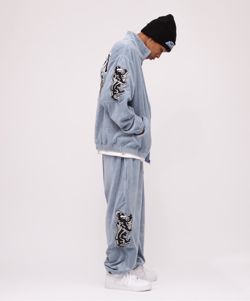 AVIREX XLARGE セットアップ AVIREX（アヴィレックス） 「XLARGE」ブルゾン MEDIUM サックスブルー