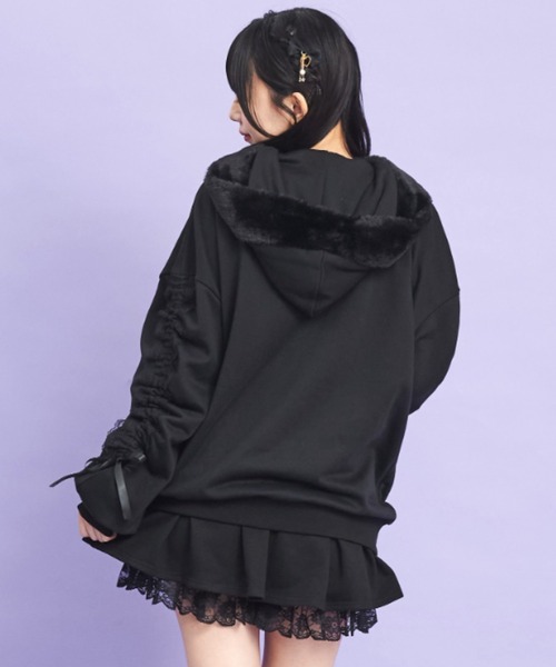 Secret Honey（シークレットハニー） パーカー ドロストファーパーカー