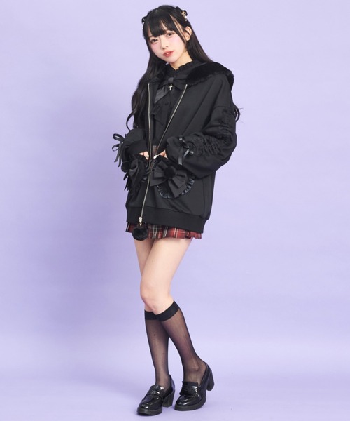 Secret Honey パーカー ドロストファーパーカー レディース : ZOZOTOWN